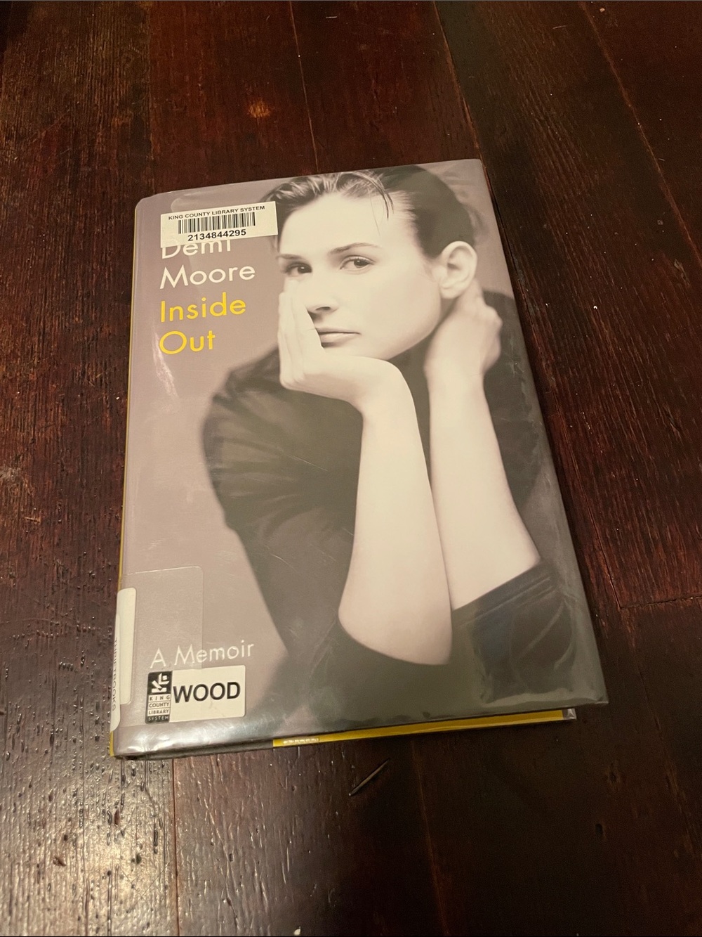 Inside Out by Demi Moore– Black & Gray Hardcover Memoir
